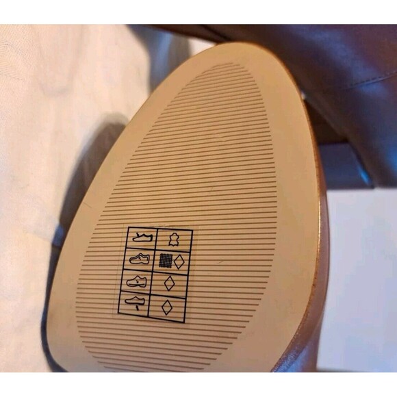 Michael Kors Women's Brown Leather Parker Platform Bootie Boots 4" Heel 10M New! - Picture 11 of 11